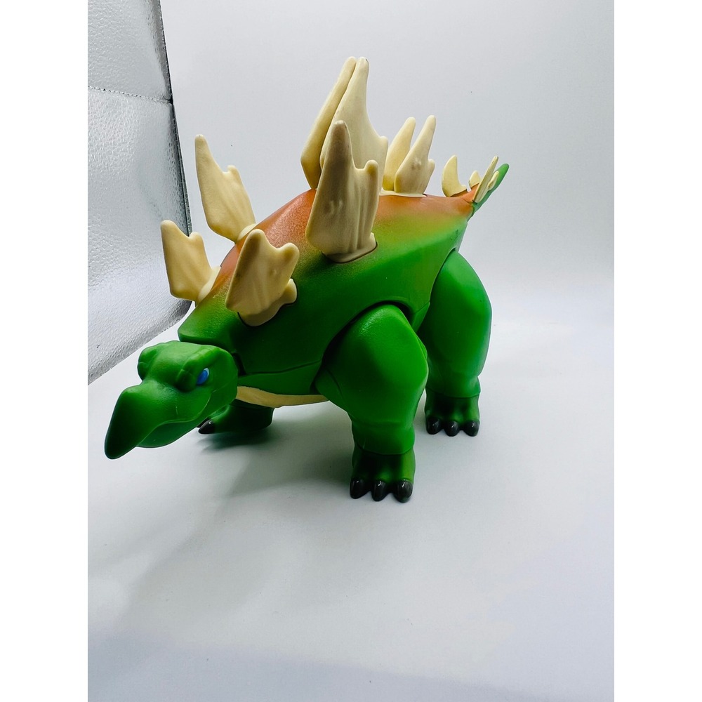 Fisher Price Imaginext Stegosaurus Dinosaur Action Figure Green‎ Tan Version